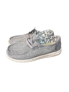 Hey Dude Wendy Linen Iron Casual Shoes Women’s Size 8